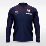 Navy Blue Historic Maya Sublimated Full-Zip Jacket