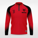 Red Historic Greek Full-Zip Jacket for Team