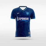 Navy Blue Men Soccer Jersey