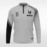 Gray Historic Babylon Custom 1/4 Zip Jersey