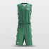 Green Customized Spark Basketball Set