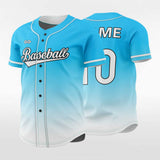 Blue Custom Baseball Jersey