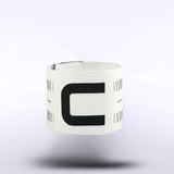 White Custom Football Captains Armband Design