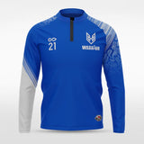 Blue Historic Babylon Custom 1/4 Zip Top