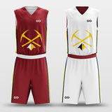 Nuggets Sublimated Basketball Set