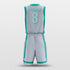 Custom Basketball Jersey Grey