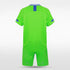 Green Custom Kids Football Kit