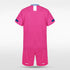 Pink Custom Kids Football Kit