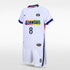 White Custom Kids Football Kit Design