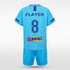 Sky Blue Kids Football Kit for Team