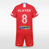 Red Kids Football Kit for Team