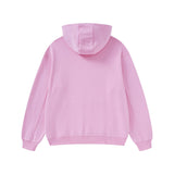 pink hoodie