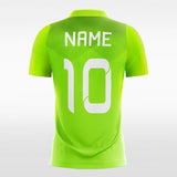 Custom Fluorescent Green Soccer Jersey