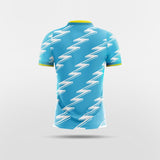 Custom Blue Kid's Sublimated Soccer Jersey