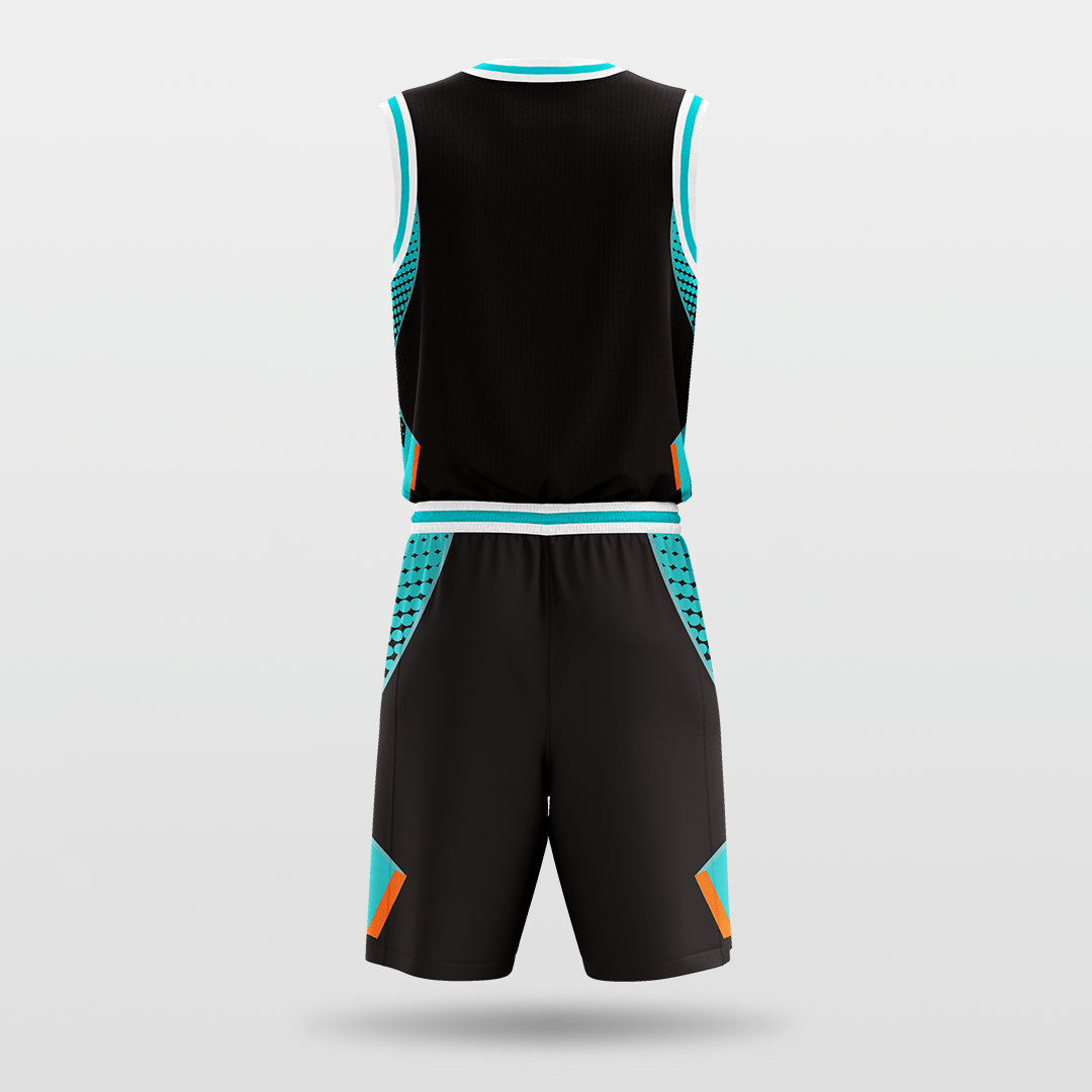 black Sublimated Basketball Set