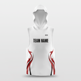 Pure Fire Customized Basketball Sleeveless Hoodies