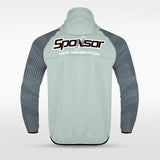 Grey Embrace Orbit Customized Full-Zip Jacket Design