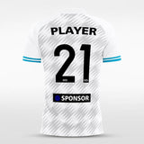 Custom White Men's Sublimated Soccer Jersey