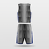 Dark Gray Sublimated Basketball Uniform