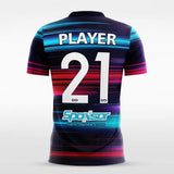 Custom Black Men's Sublimated Soccer Jersey