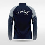 Navy Embrace Splash Full-Zip Jacket Design