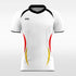 White Soccer Jersey Custom Sublimated