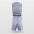 Purple Sublimated Basketball Uniform