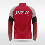 Red Embrace Splash Full-Zip Jacket Custom 