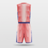 Pink Sublimated Basketball Uniform