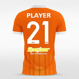 Custom Orange Men's Sublimated Soccer Jersey