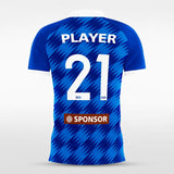 Custom Blue Men's Sublimated Soccer Jersey