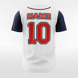 White Men Baseball Jersey