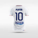 White Sublimated Soccer Jersey