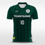 Green Stripe Men Soccer Jersey