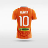 Custom Orange Kid's Sublimated Soccer Jersey