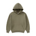 grey green kids hoodie