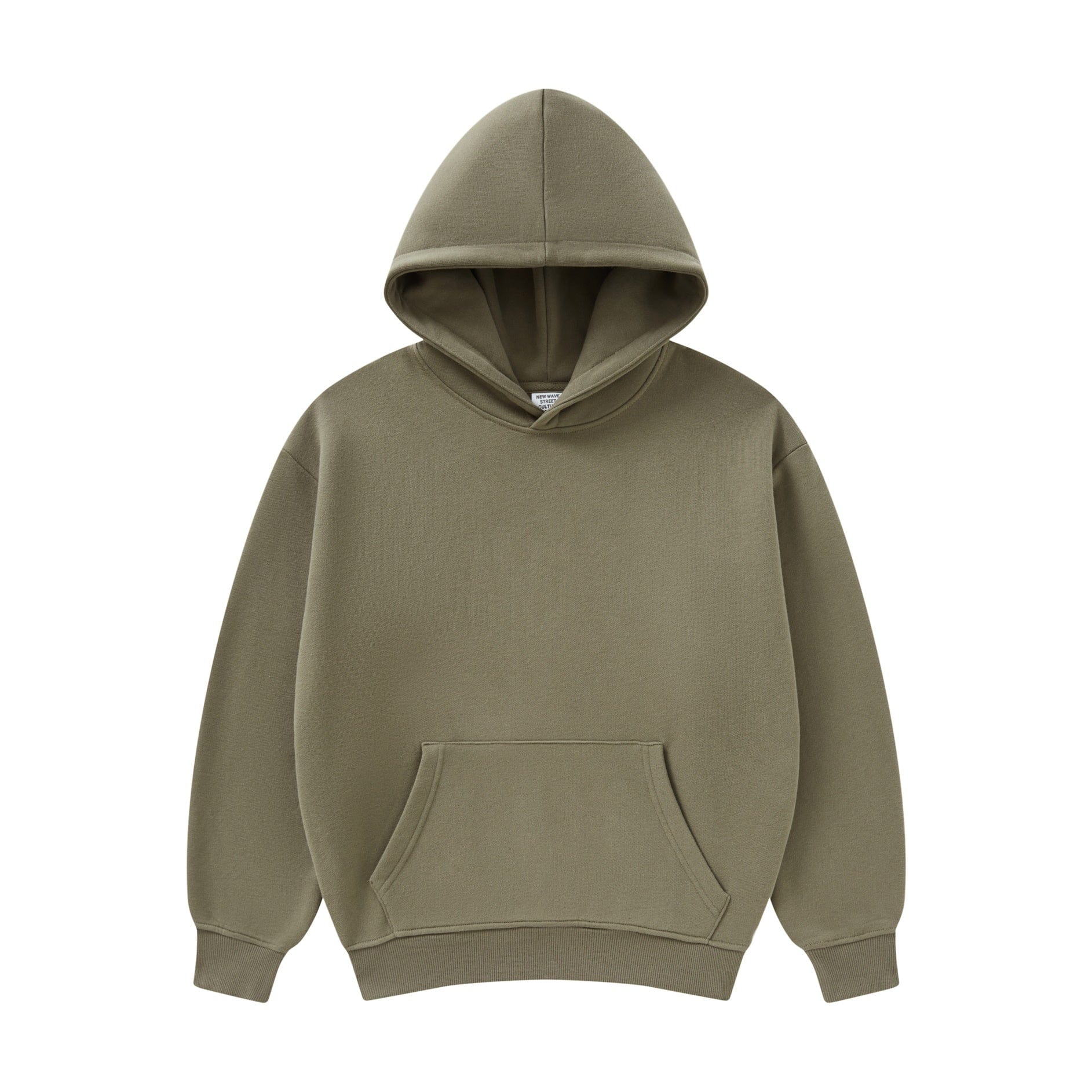 grey green kids hoodie