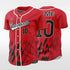Red Sublimated Baseball Jersey