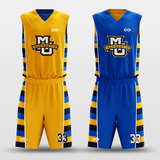 Riddle - Customized Reversible Sublimated Basketball Set