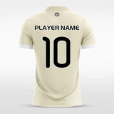 Light Yellow Custom Soccer Uniform