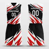 Black&White Sublimated Basketball Set