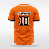 Orange Custom Baseball Jersey