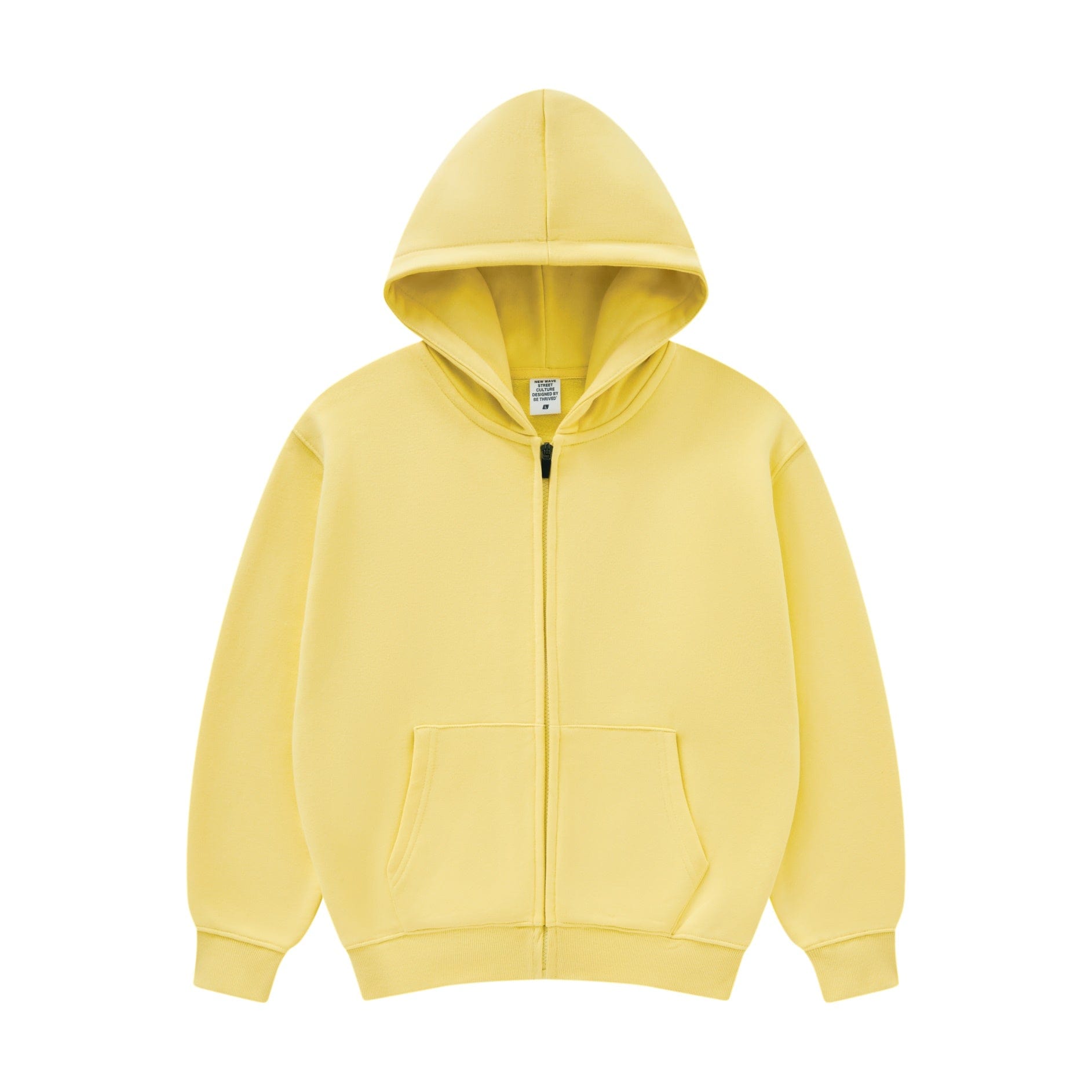 yellow zip hoodie for kids