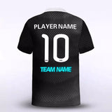 Custom Black Kid's Sublimated Soccer Jersey