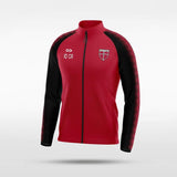 Embrace Radiance Full-Zip Jacket Design Red