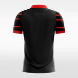 Custom Black Men's Sublimated Soccer Jersey