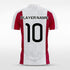 Red and White Men Football Shirts