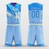 Purple&Blue Sublimated Basketball Set