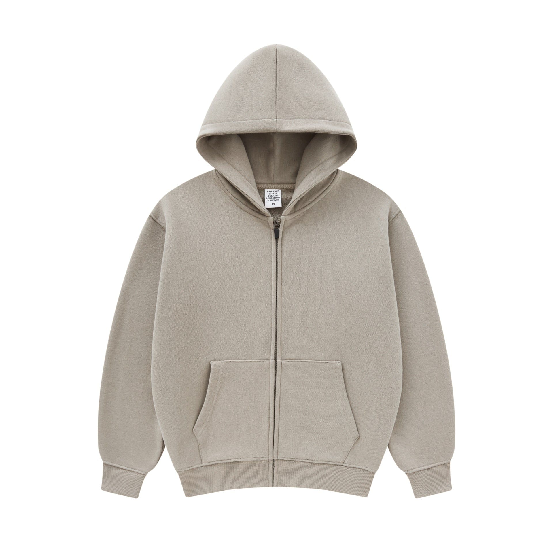 grey camel kids zip hooddie