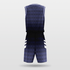 blue Mesh Basketball Jersey